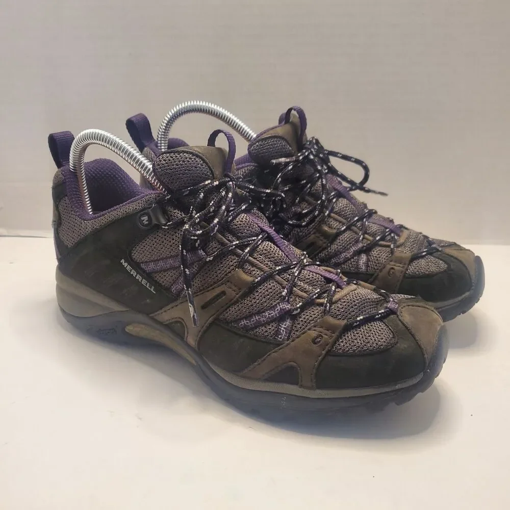 Merrell Siren Sport Gore-Tex Women’s 8.5 Black Purple Hiking Shoes